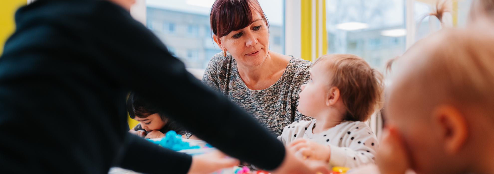 Lapsehoidja õpe Tartu Tervishoiu Kõrgkoolis.